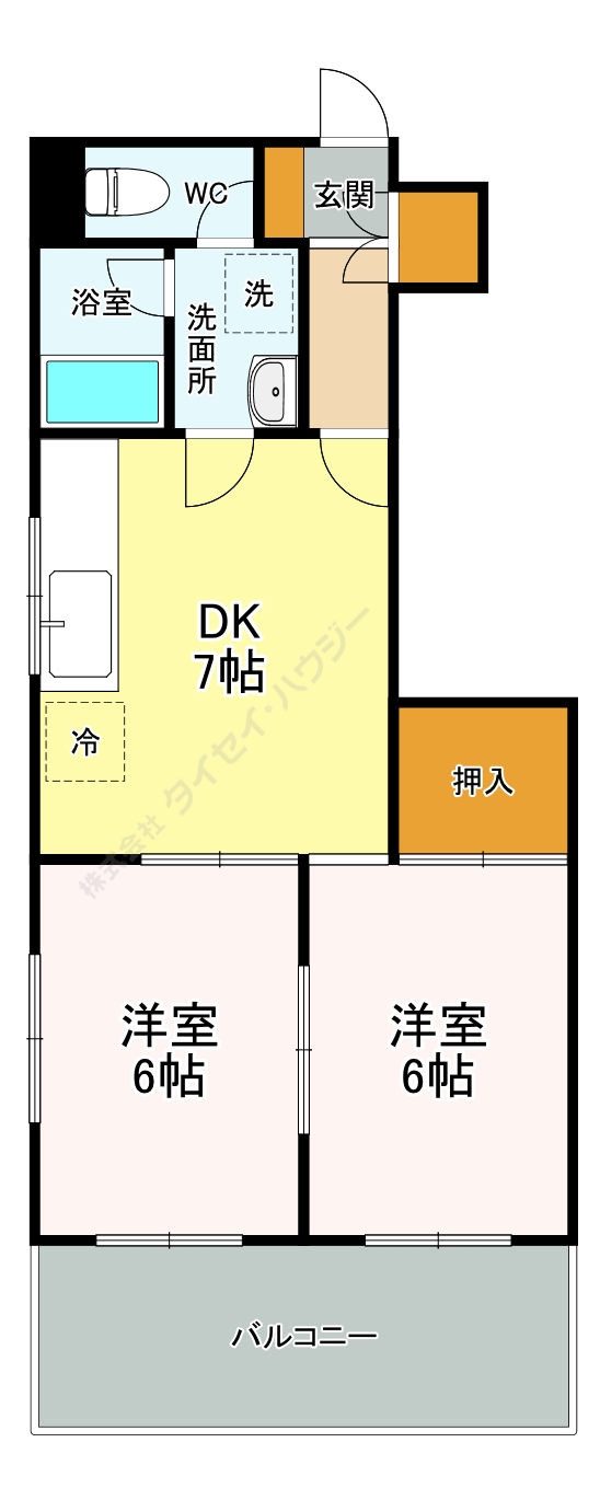 ジュネパレス藤沢0103号室 間取