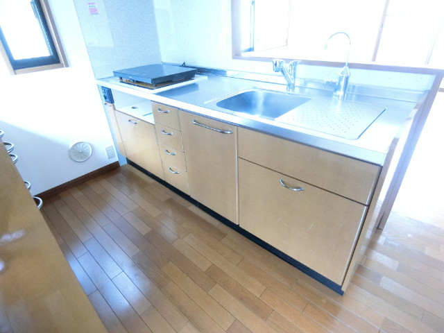 元郷一丁目貸家 2口IHコンロ付キッチン