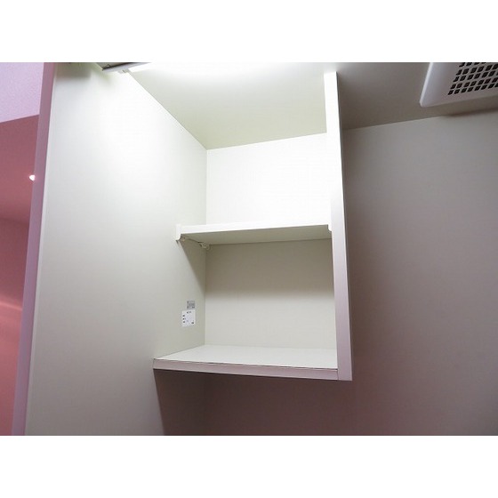 クレスト立川0104号室 キッチン上収納