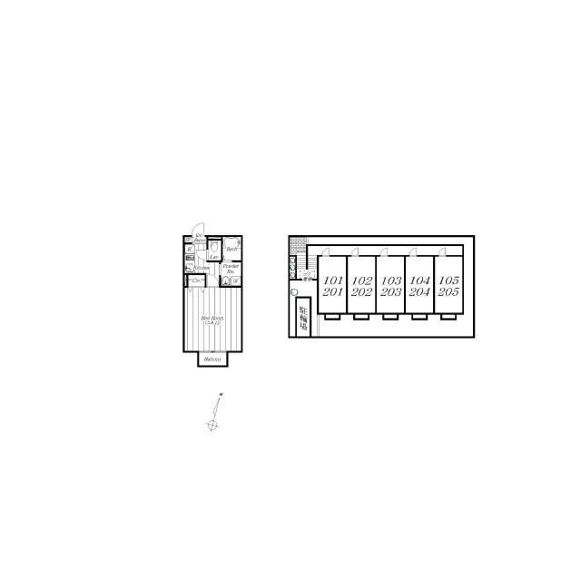 アムール ならし野 外観
