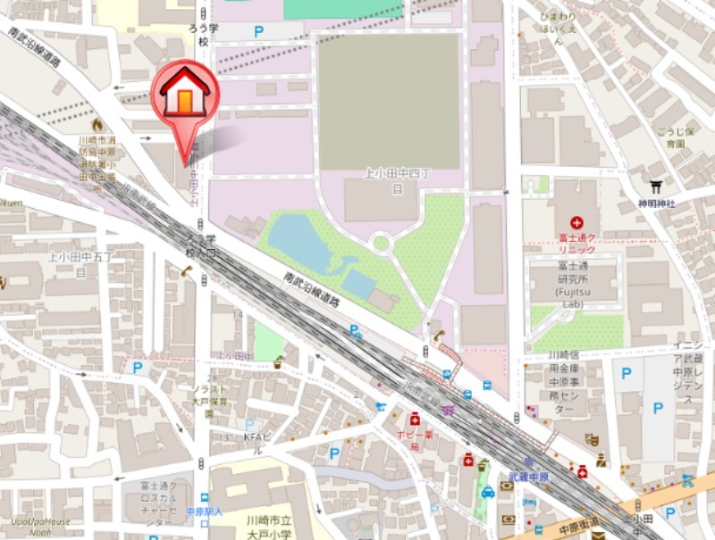 Ｎ－ｆｌａｔｓ武蔵中原駅前4階 null