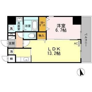 Grand・reve803号室 間取