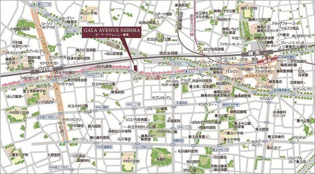 ガーラ・アヴェニュー練馬8階 マップ
