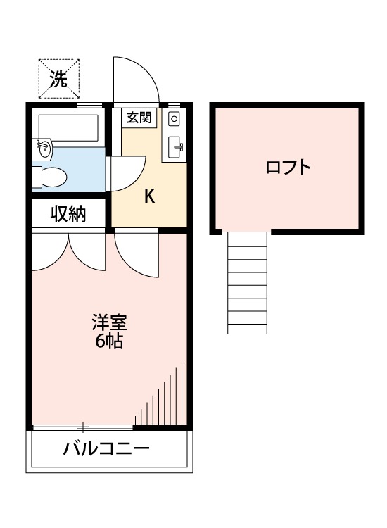 第三メゾン萩原2階 ※間取りはイメージです