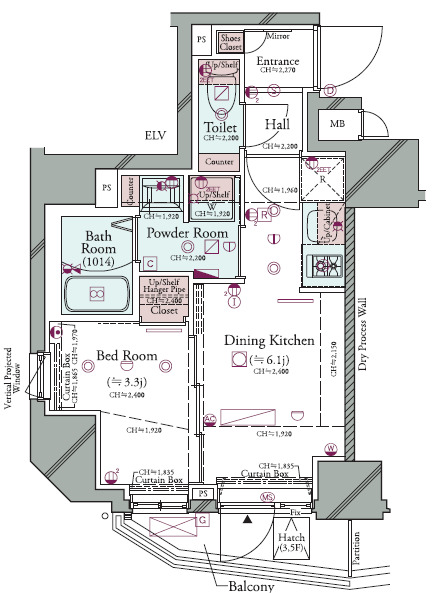 コンシェリア神楽坂 ＣＲＯＳＳＩＡ4階 ◆築浅物件！3駅利用可能な好立地◆