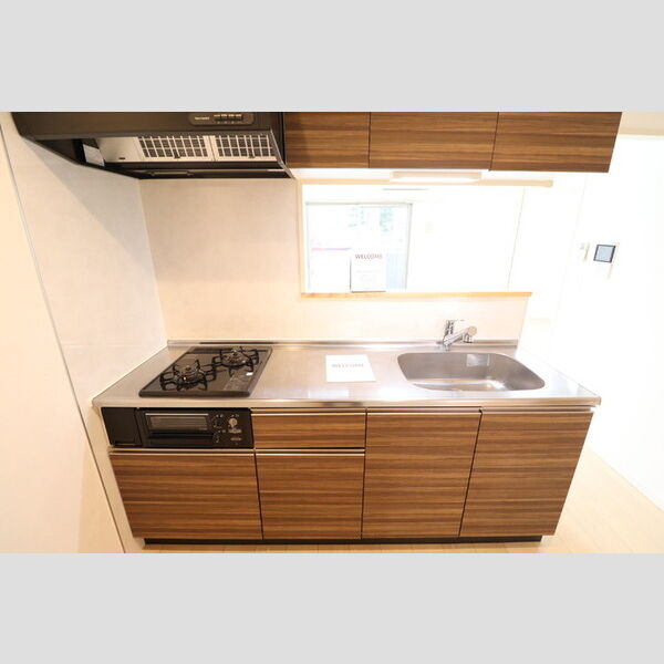 Plumeria111号室 キッチン　2口コンログリル付