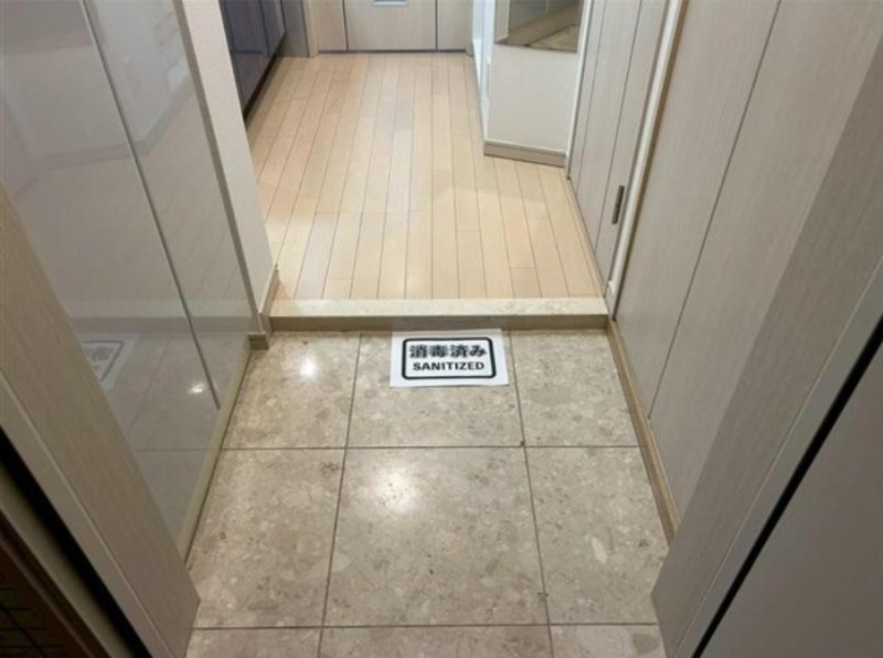 プレールドゥーク高輪 玄関