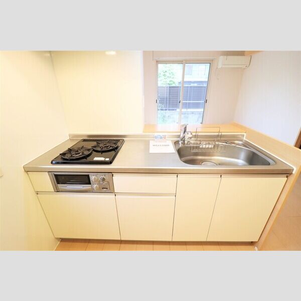 エスペランサ 対面式キッチン(2口ガスコンロ)