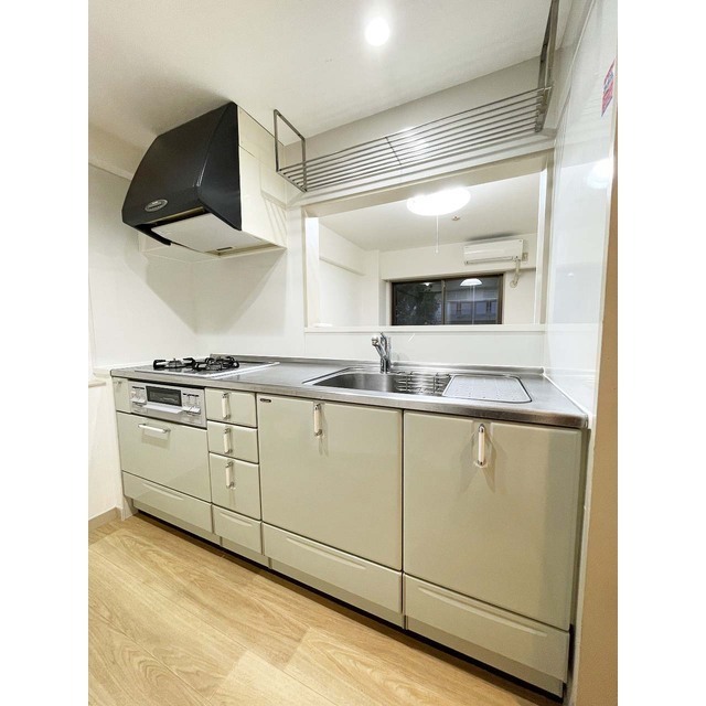 桜新町スカイマンション 3口ガスコンログリル付システムキッチン