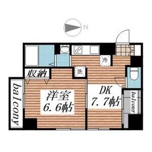 コロナハイツ0503号室 間取