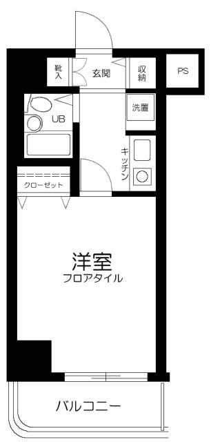 横浜平沼ダイカンプラザ三号館4階 間取