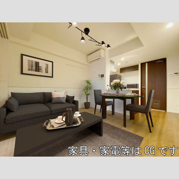 Hill Flat Osaki324号室 324号室LDK　家具家電はCGです