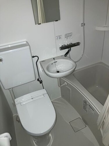 コーポメグ1階 3点ユニットバス