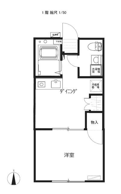本厚木AXIS206号室 間取