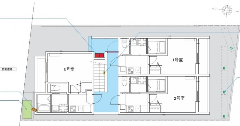 ＰＹＬＯＮ1階 部屋その他