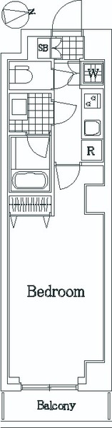 スカイコート浮間ガーデン203号室 間取