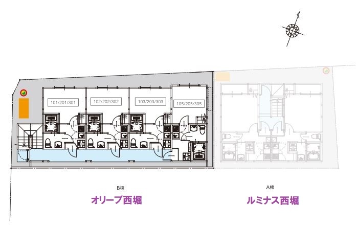 オリーブ　西堀1階 部屋その他