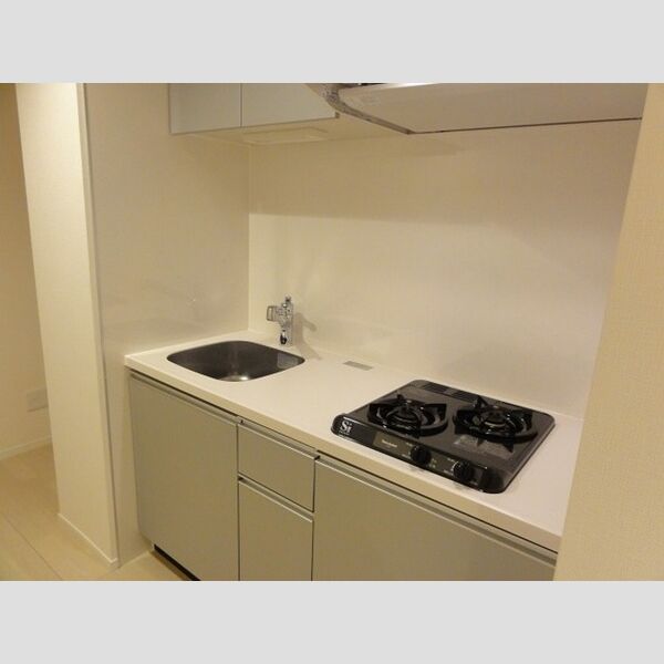FINE FLATS S103号室 キッチン　ガスコンロ2口