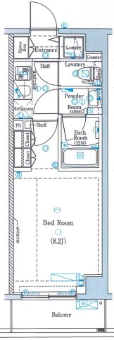 DIPS上板橋208号室 間取