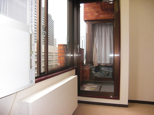 ライオンズ三田11階 バルコニー　※2009年5月撮影