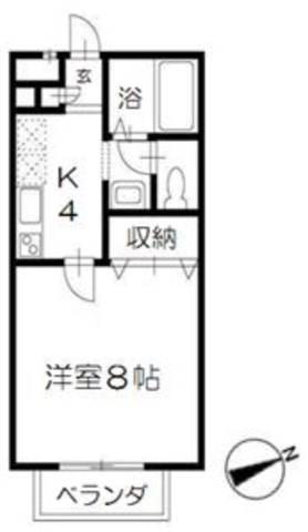 エスパシオＣＤ1階 間取