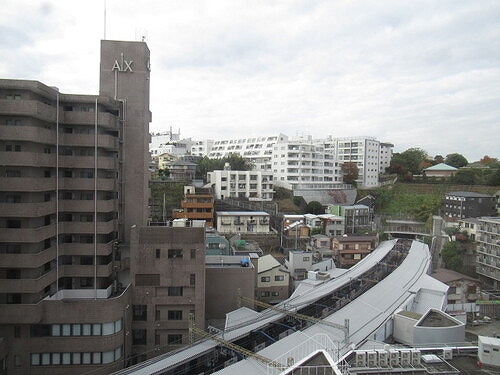 ザ・スカイクルーズタワー9階 キッチンからの眺望
