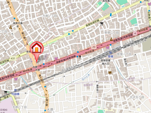 レジディア笹塚Ⅲ8階 null