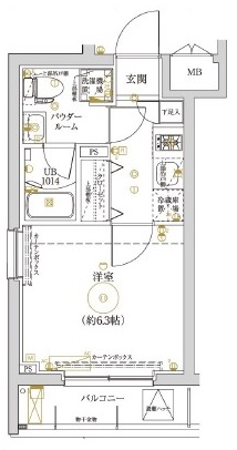LUMEED横濱山手5階 間取