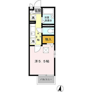 クレスト西戸部101号室 間取