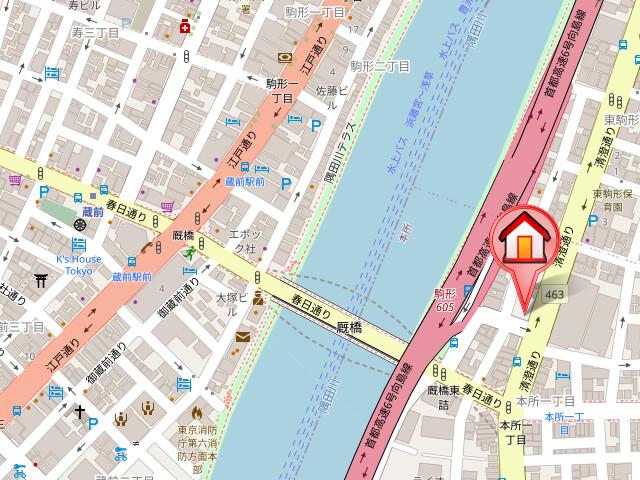 シーズンフラッツ蔵前清澄通り3階 null