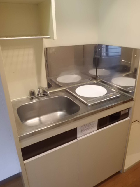 グランディオール白楽0301号室 コンパクトなキッチンで掃除もラクラク