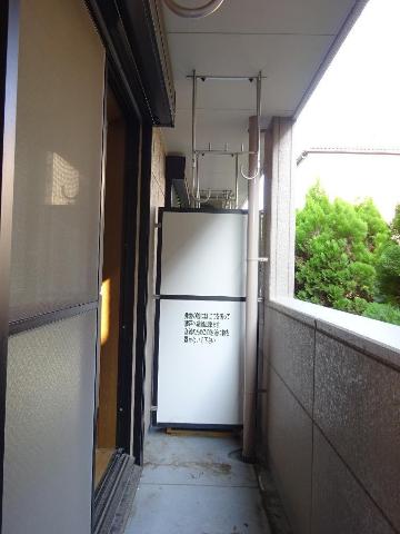 パールハイツ蘇我Ⅱ202号室 ベランダ