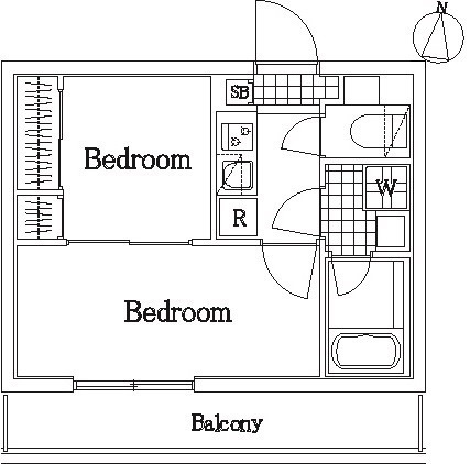 ハーモニーレジデンスコンフォートグランド503号室 間取