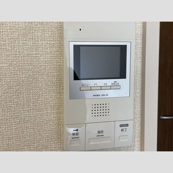 ライフマンションA・B　B203号室 モニター付きインターホン