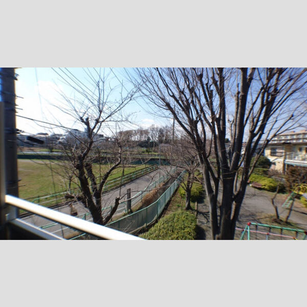 グリーンパーク202号室 バルコニーからの眺めです