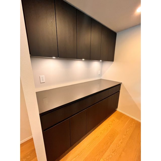 ザ・パークハウス千代田六番町706号室 吊戸棚・カウンター　2025年9月撮影