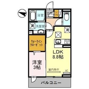 グランコート西大宮103号室 間取