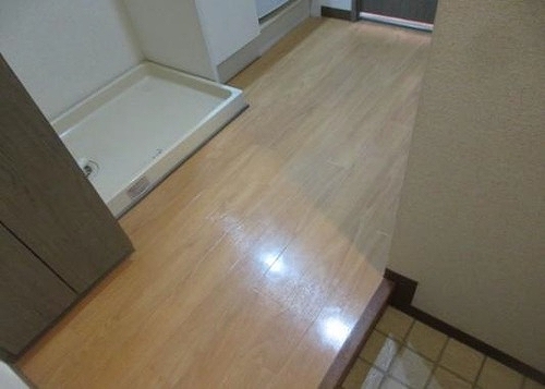 ライオンズマンション東駒形4階 共有部からの室内　※2026年1月の写真