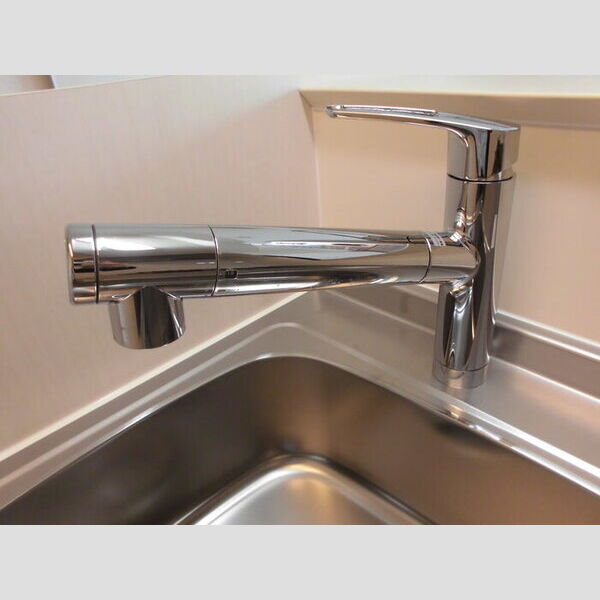 グランデB203号室 浄水器つき蛇口