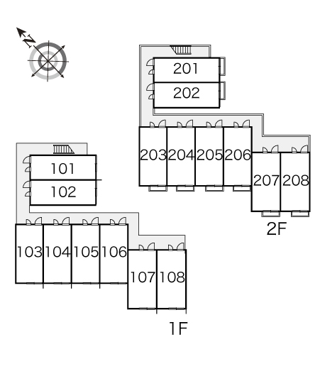 レオパレスアロージョ208号室 部屋その他