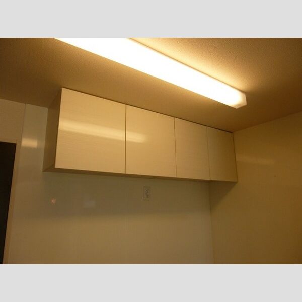 ベルデュール101号室 キッチン背面収納吊戸棚