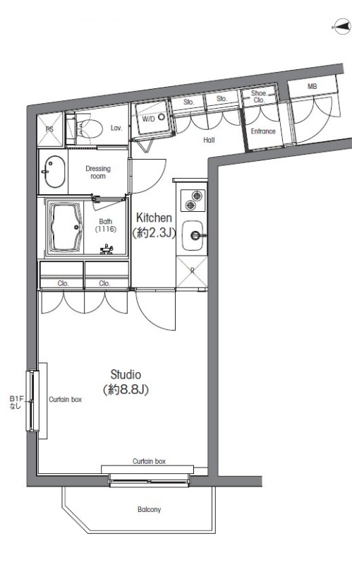 アーデン北沢2階 間取