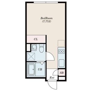 ASTILE　三軒茶屋Ⅲ204号室 間取