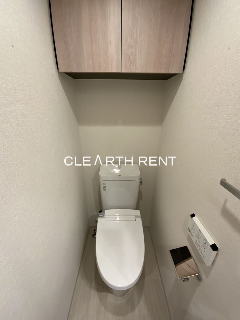 コンシェリア麻布 ＰＬＡＴＩＮＵＭ ＳＱＵＡＲＥ10階 清潔に使用できるシャワー付きトイレ