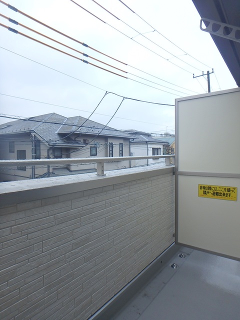 ベルサローク東葛西B号室 バルコニー