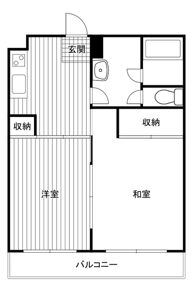 バードヒルズ戸塚Ⅱ106号室 間取