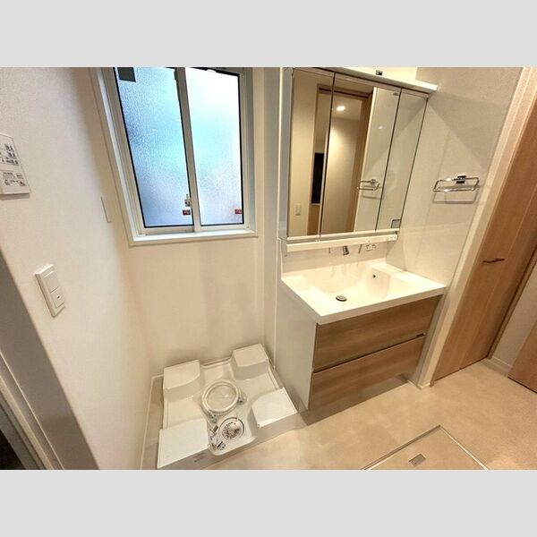 大野町2丁目戸建貸家D号室 洗髪洗面化粧台