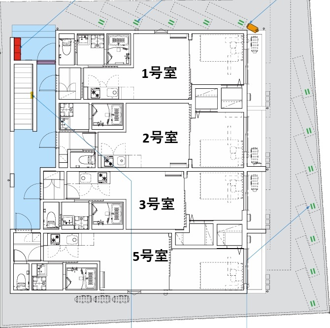 Ｃａｓａ　Ｔｒｅｎｏ1階 部屋その他