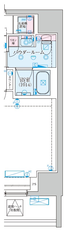 GENOVIA平塚Ⅲ0306号室 間取