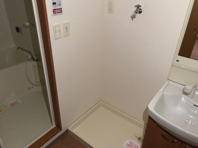 コンフォースさくら203号室 洗濯機置場